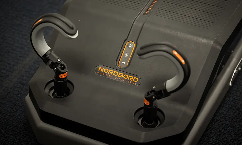 Image of the NordBord by VALD Performance in the QSMC testing clinic