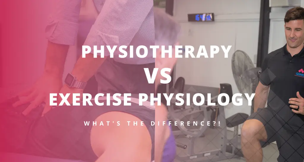 Banner and title header for the blog physiotherapy vs exercise physiology